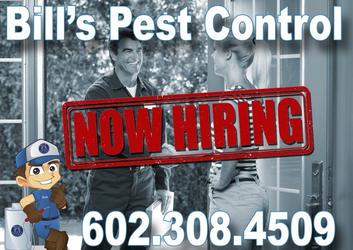 Help Wanted Pest Control Services Technician Phoenix, Az