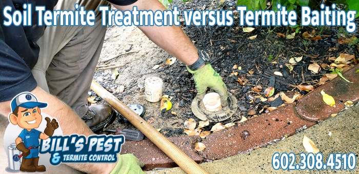Liquid Soil Termite Treatment Versus Termite Baiting Phoenix AZ