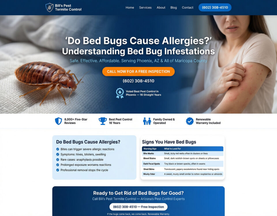 Do Bed Bugs Cause Allergies?