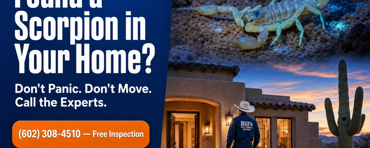 Found a Scorpion in Your Phoenix Home?