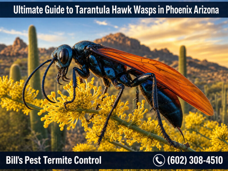 Tarantula Hawk Wasps in Phoenix Arizona