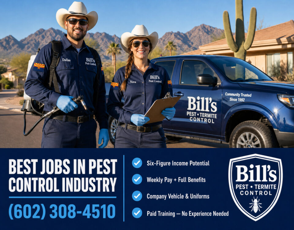Best Jobs in Pest Control Industry Phoenix AZ | Bill's Pest Control