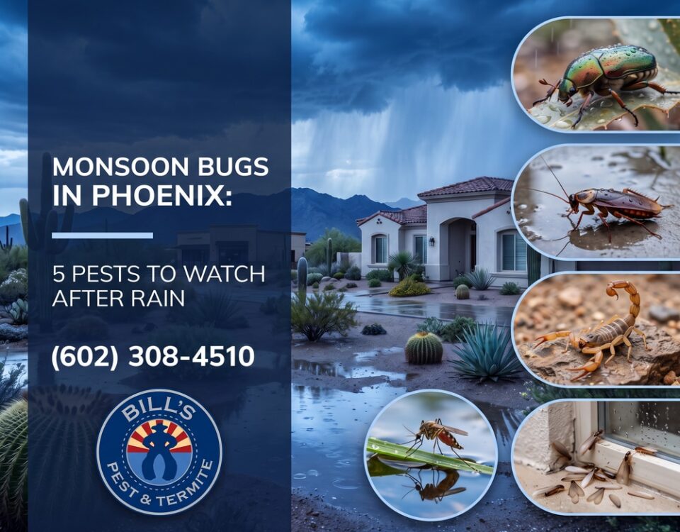 Monsoon Bugs in Phoenix- 5 Pests to Watch After Rain