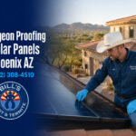 Pigeon Proofing Solar Panels Phoenix AZ | Solar Mesh